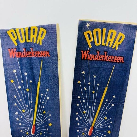 Polar Wunderkerzen Electric Sparklers Lot Of 2 Packs 6151 BAM-P Vintage RARE - Picture 2 of 6